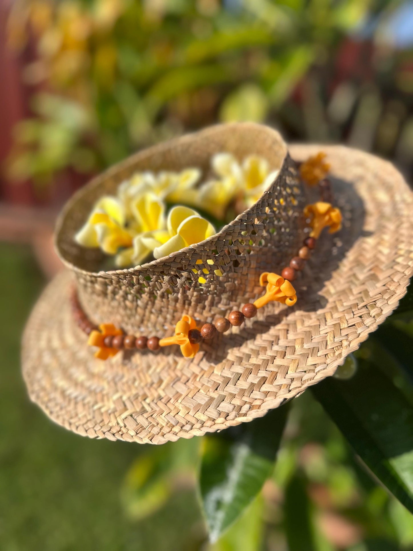 Puakenikeni Car Lei, Car Charm, Rearview Mirror Accessory, Forever Lei