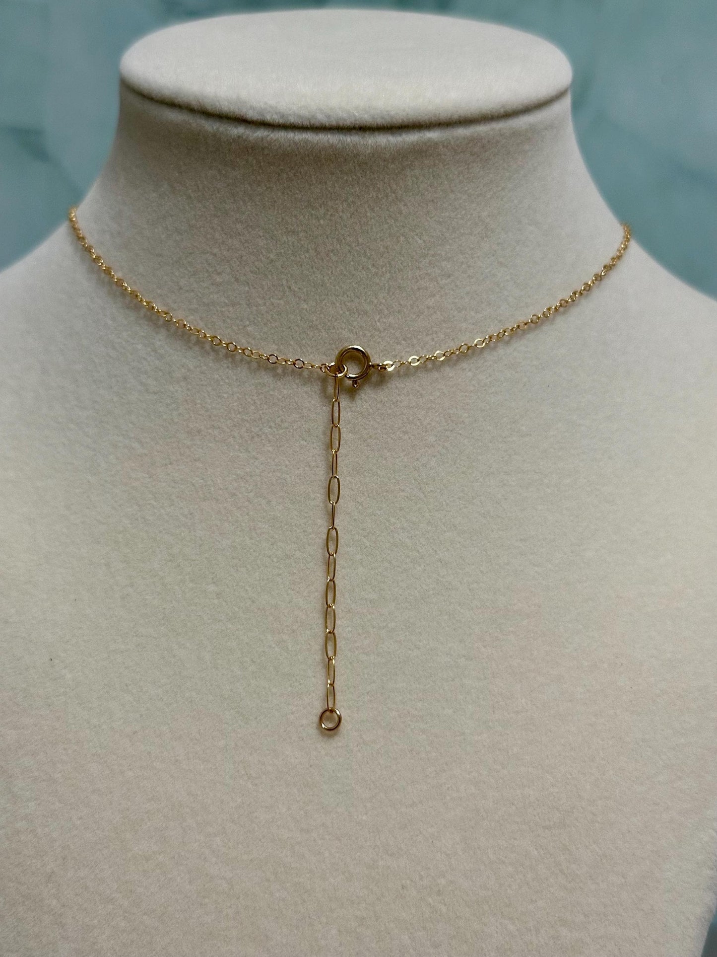 Island Elegance – Jade & Hawaiian Cone Shell Necklace - 14K Gold Filled