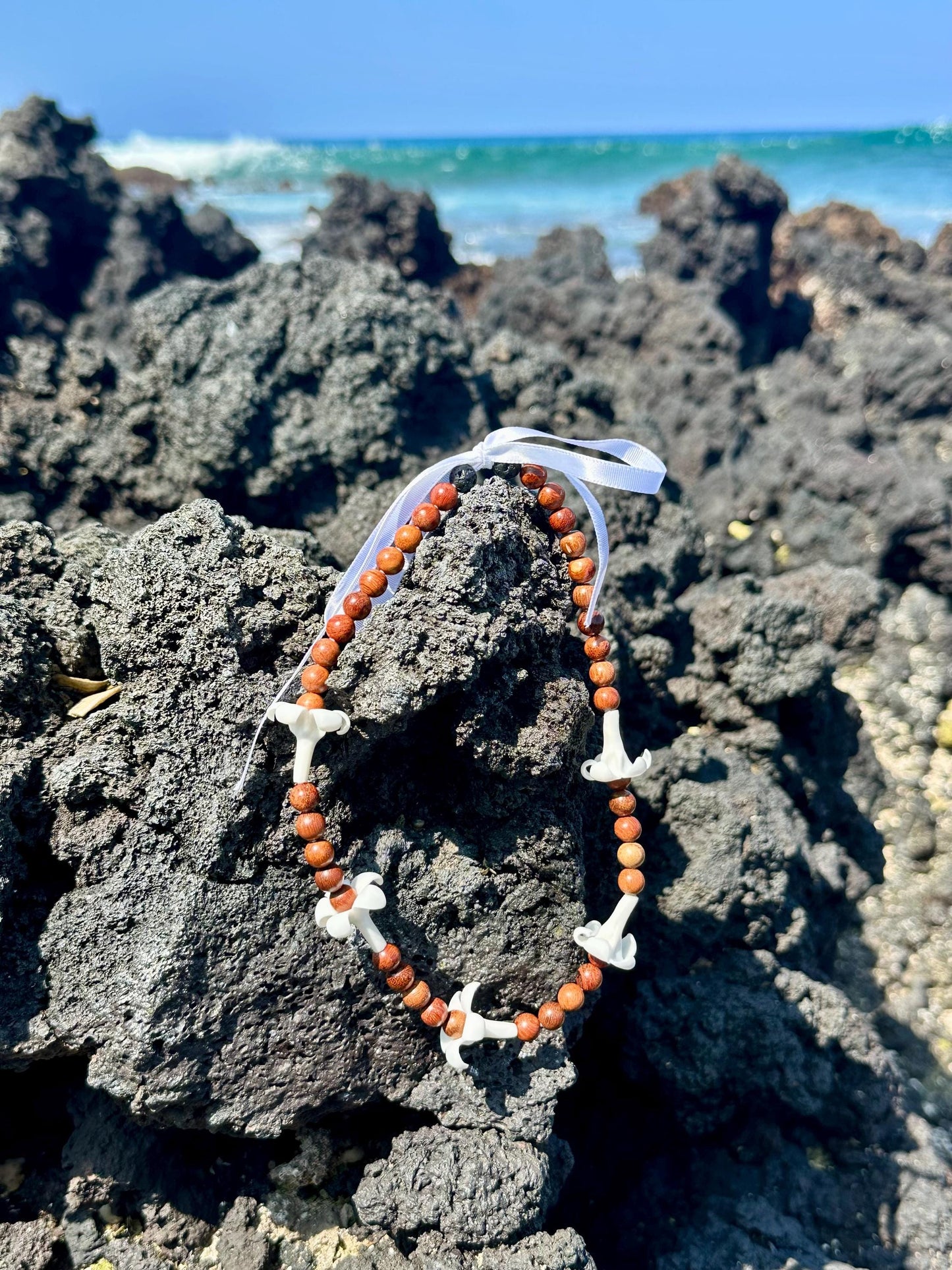 Puakenikeni Car Lei, Car Charm, Rearview Mirror Accessory, Forever Lei