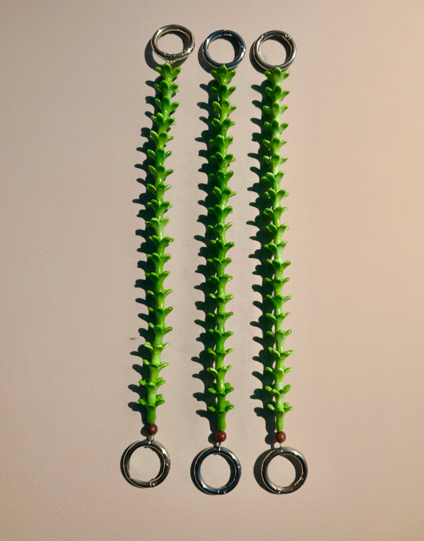 Handmade Pakalana Flower Purse Charm: Tropical Bag Lei