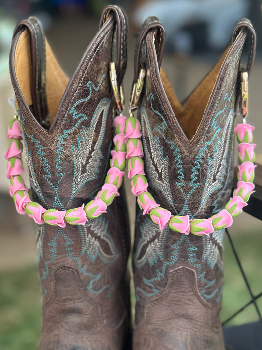 Handmade Cowboy Boot Lei | Hawaiian Floral Western Accessory