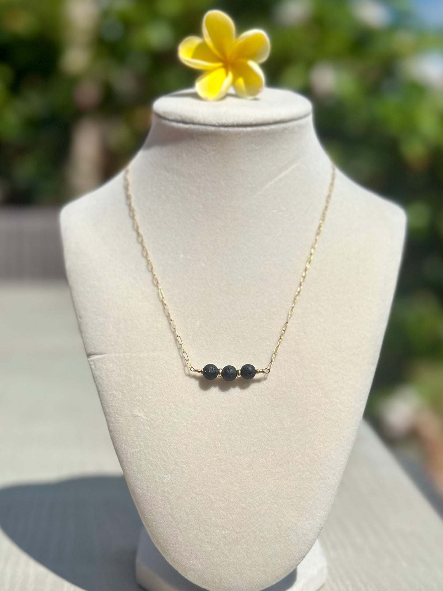 Big Island Love – Lava Bead Necklace