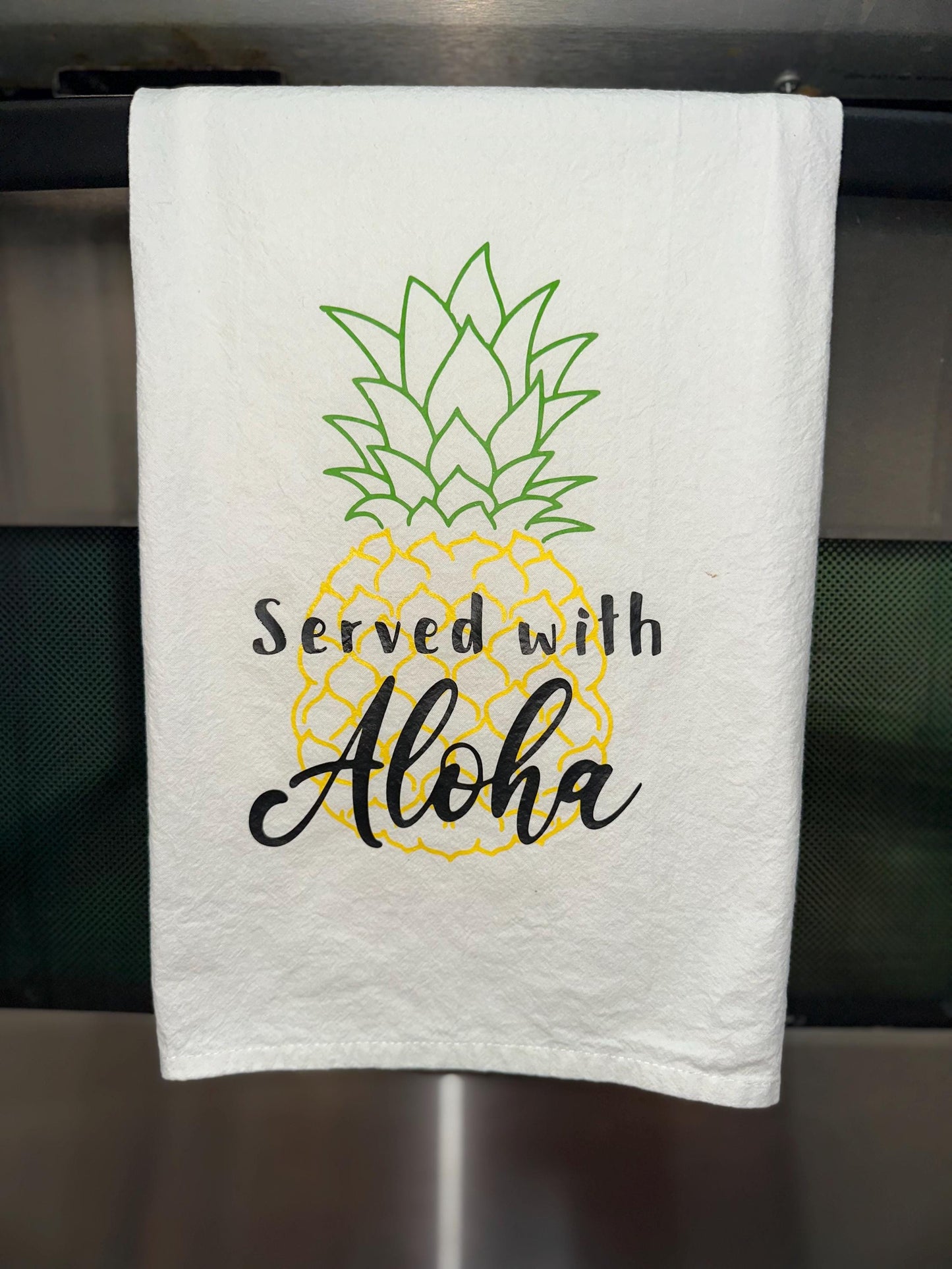 Aloha Flour Sack Towel – Hawaiian Kitchen Towel