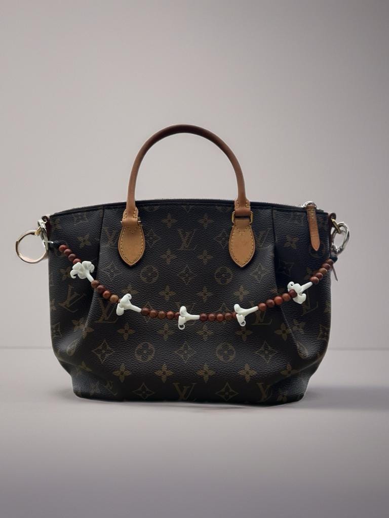 Handmade Hawaiian Flower Purse Charm | Bag Lei