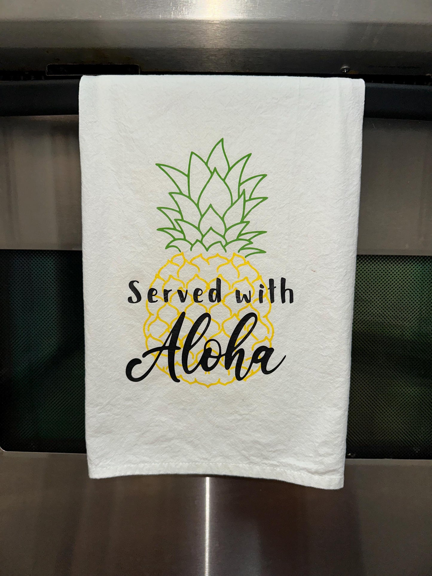 Aloha Flour Sack Towel – Hawaiian Kitchen Towel