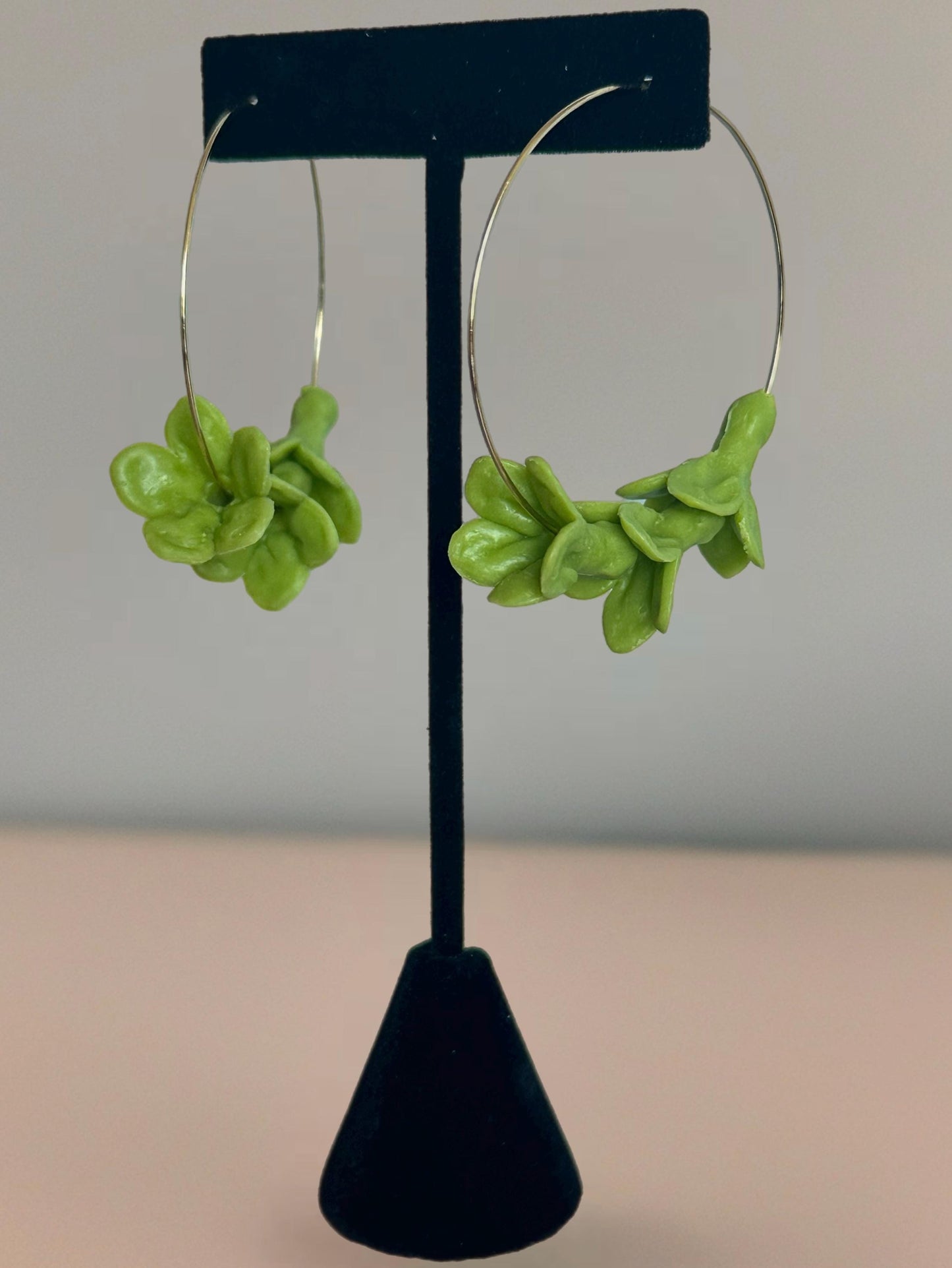 Hawaiian Flower Hoop Earrings – Handmade Hawaii Pua Jewelry